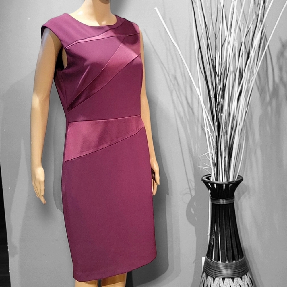 DKNY Women's Cap-Sleeve Sheath Dress